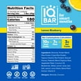 thumbnail image 5 of IQBAR Brain and Body Lemon Blueberry Keto Protein Bars - Low Carb, Low Sugar - 12-Count Energy Bars, 5 of 6