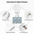 thumbnail image 5 of Kdxio Kawaii Sushi (2) File Tote Document Bag Business Briefcase Bag Document Organizer Tote Briefcase for Letter A4 Files Business Teacher Office Bag, 5 of 8