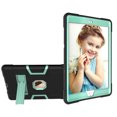 thumbnail image 1 of SOATUTO Case for Apple iPad 9th For iPad 9th 8th 7th Generation 2021 2020 2019 Model 10.2 Inch Tablet Case Come with HD Clear Tempered Glass Screen Protector - 1 Pcs Screen Protector/Black+Green, 1 of 6