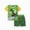 5-Green, variant on WhouRiu Boys Casual Outfits Short Sleeve Cartoon Graphic Tees And Shorts Sets Kids Summer Clothes