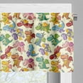 thumbnail image 3 of Ambesonne Cartoon Valance Pack of 2, Happy Dinasours, 54"X18", Multicolor, 3 of 5