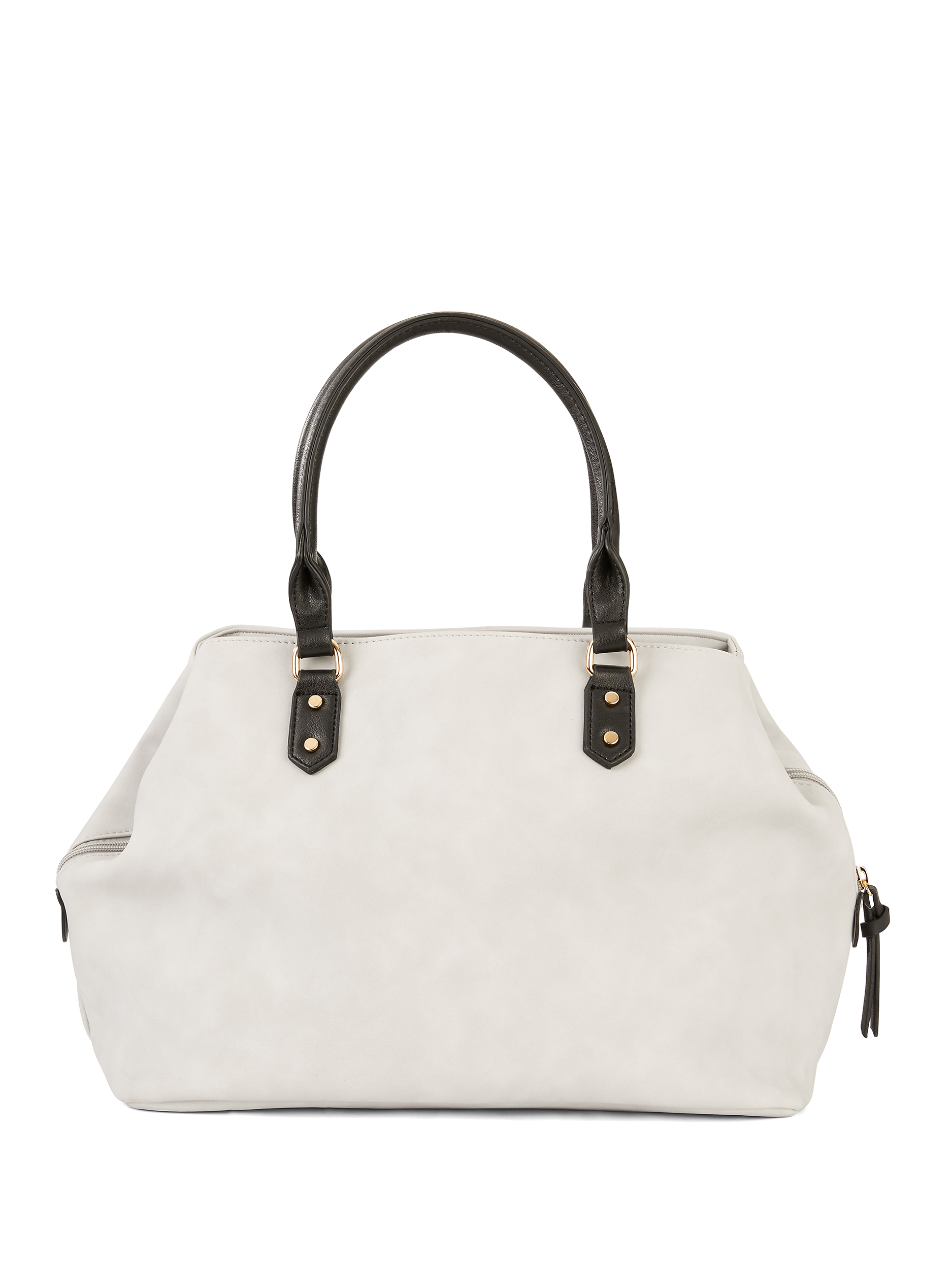 VR NYC Braided Zip Front Pocket Carter Satchel