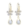 thumbnail image 1 of Boucles d'Oreilles Mode en Acier Inoxydable Rondes Pendantes pour Femmes, 1 of 6