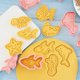 thumbnail image 5 of Moldes de grabación en relieve de galletas con forma de animal de dibujos animados, moldes de placas de prensa de Fondant de chocolate, moldes para hornear Chef Stamper Gadgets tipo 1 8 piezas Kearding HA009513-01B, 5 of 6