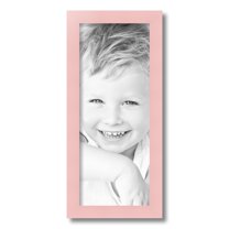 ArtToFrames 8x20 Inch Pink Picture Frame, This Pink Wood Poster Frame is Great for Your Art or Photos, Comes with Regular Glass (4120)