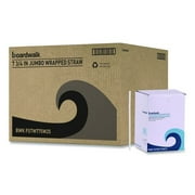 Boardwalk Flexible Wrapped Straws, 7.75", Plastic, White, 500/Pack, 20 Packs/Carton