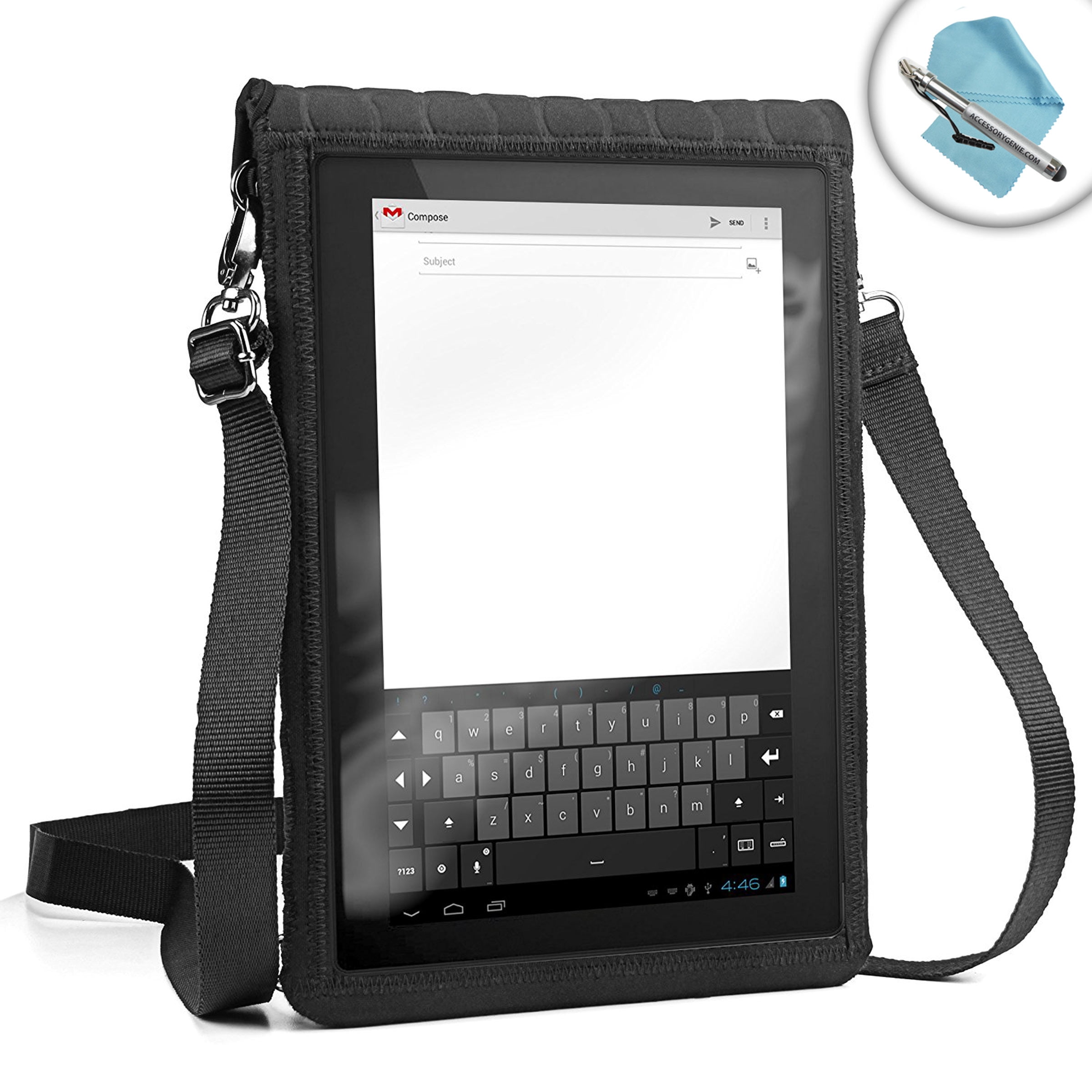USA Gear 9 Inch Tablet Carrying Case Sleeve with Touch Screen Protector