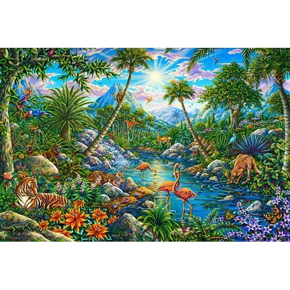 Discovery Island - Michael Fishel Poster 36in x 24in