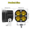 thumbnail image 4 of LED Off-Road Driving Fog Light 2Pcs 40W 3 Inch LED Pod Light Work Auxiliary Light Ditch Light Suitable for Motorcycle Truck Car SUV ATV Boat Pickup Truck Tractor, 4 of 11