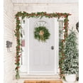 thumbnail image 6 of MAMOWEAR 6Ft Red Berry Christmas Garland, Flexible Artificial Berry Garland for Indoor Outdoor Home Fireplace Decoration Winter Christmas Holiday New Year Decor, 6 of 8