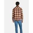 thumbnail image 6 of George Men's and Big Men's Flannel Shirt with Long Sleeves, 2-Pack, Sizes XS-3XLT, 6 of 7