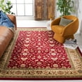 thumbnail image 2 of SAFAVIEH Lyndhurst Pearl Floral Area Rug, Red/Ivory, 8' x 10', 2 of 9