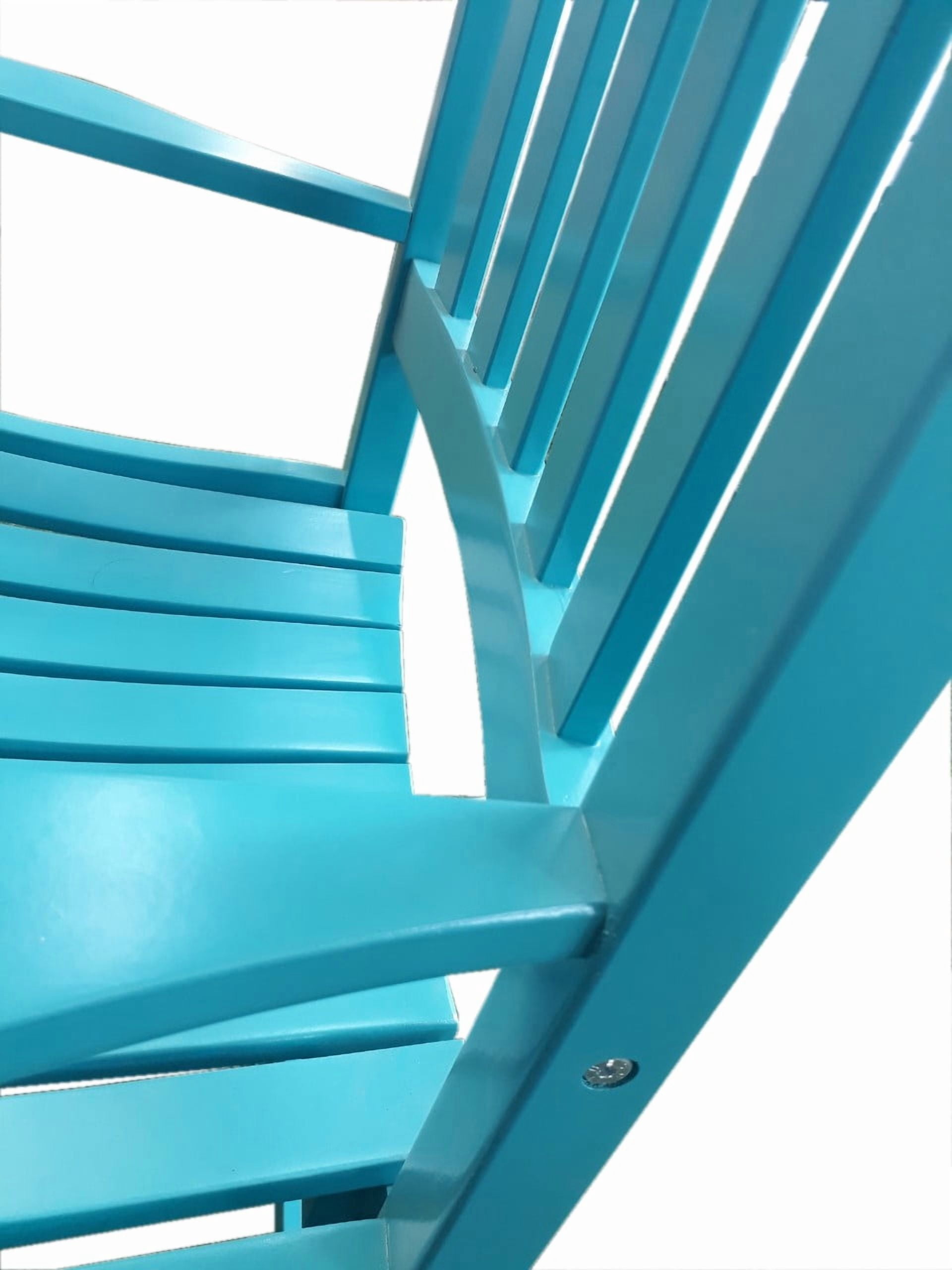 Mainstays Outdoor Wood Porch Rocking Chair, Turquoise