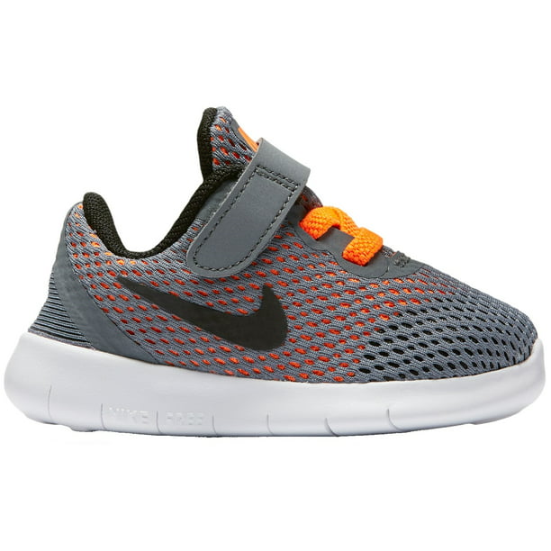 Nike - Nike Toddler Free RN Running Shoes - Grey/Orange - 4K - Walmart ...