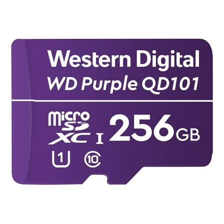 UPC: 0718037874951 | WD Purple WDD256G1P0C 256GB Class 10/UHS-I (U1) microSDXC