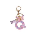 thumbnail image 2 of KLKCMS Resin Keychain Ornaments Girls English Alphabet Keyring Keychain Q Q, 2 of 9