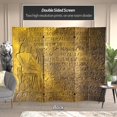 thumbnail image 2 of Oriental Furniture 6 ft. Tall Egyptian Pyramid Canvas Room Divider - 6 Panel, 2 of 6