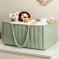 thumbnail image 5 of LEUCHTAMOR Baby Diaper Caddy Organizer,Stylish Nursery Storage Basket-Gift for Baby Shower,Newborn Caddy Organizer for Diaper Station-Green, 5 of 6