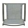 thumbnail image 6 of Solana 5 piece Outdoor Aluminum Dining Set in Cosmos Grey Finish with Wood Top, 6 of 8