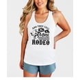 thumbnail image 3 of And They Call The Thing Rodeo Western Tank Top for Women & Teens Cute Country Top White Tank Top Medium, 3 of 4