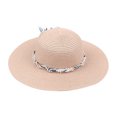 thumbnail image 3 of Christmas Savings Clearance! EINCcm Sun Hats Beach Hat for Women, Summer Casual Wide Brim Knitting Straw Hat UV Hat Windproof Foldable Solid Color, 3 of 7