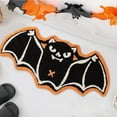 thumbnail image 6 of Neoyler Halloween Decorations Outdoor Doormat with Imitation Bats Design for Spooky Festive Porch Entrance Non Long Lasting Easy Clean Mat for Halloween Home Decor 23.6in Black, 6 of 6