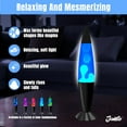 thumbnail image 3 of JAMBO 16" Beautiful Lamp- Blue with White/Blue Wax, Relaxing Liquid Lamp for Living Room Office Bedroom Adults Teens Kids, Magma Light, Night Light Nightlight, Home Decor, 3 of 5