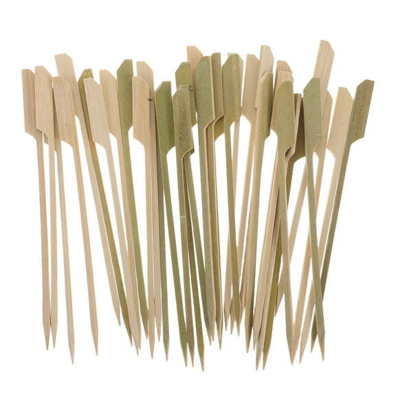 100 Pcs Oden Cooking Sticks Removable Grill The Wire Light Green