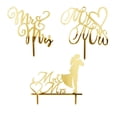 thumbnail image 2 of Amante de la decoración acrílica para tartas de boda y compromiso de MR&MRS, 2 of 4