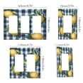thumbnail image 2 of Yayeee Rocker Switch Wall Plate 2-Gang 4.7"x4.6" Home Decorative Outlet Cover, Cartoon Beige Lemon, 2 of 6