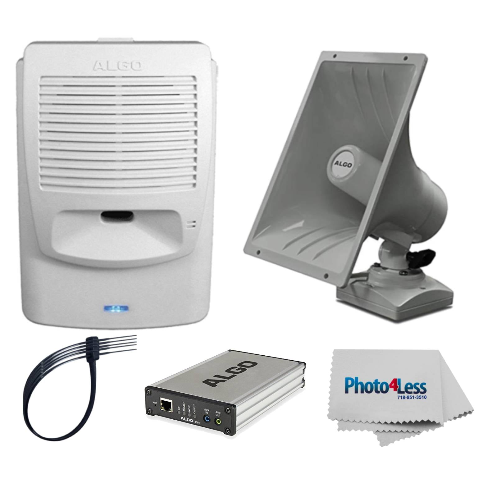 Algo 8180 IP Paging and SIP Loud Ringer Audio Alerter+ 8186 SIP Paging