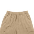 thumbnail image 6 of HappyYEE Men’s Elastic Waist Cargo Shorts, Loose Bermuda Shorts with Multi Pockets, Casual Outdoor Sports Bottoms XXL, 6 of 9