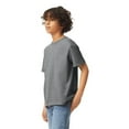 thumbnail image 4 of Gildan Youth Heavy Cotton T-Shirt, Blank Tee for Crafts & DIY, Kids Short Sleeve Tee, Graphite Heather, M, 4 of 5