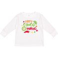 thumbnail image 3 of Inktastic Happy Cinco De Mayo with Lime and Red Pepper Boys or Girls Long Sleeve Toddler T-Shirt, 3 of 5