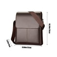 thumbnail image 3 of QTOCIO Premiums Textured Leather Shoulder Crossbody Bag Adjustable Strap Lightweight Spacious Handbag For Travel Work Daily Necessary, 3 of 4