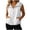 White, variant on Vivianyo HD Women's Hooded Zip Up Vest, Mesh Lined Drawstring Hem Lightweight Outdoor Casual Waistcoat, Sleeveless Athletic Tank Tops for Women, Sizes S-5XL
