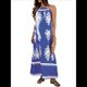 thumbnail image 1 of Vestido de Verano para Mujer 2025, Estampado Floral, Tirantes Finos, Holgado, Estilo Bohemio, para Playa y Vacaciones Azul XL, 1 of 9