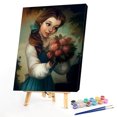 thumbnail image 1 of Cuadros Decorativos Kit de pintura al óleo de princesa por números DIY pintura acrílica sobre lienzo artesanal (B1927) Tmvgtek embutido en tela, 1 of 9