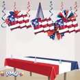 thumbnail image 3 of PMU Patriotic Pre-inflated 4th of July Star Waving Flag 12 Inch Mylar-Foil Balloon with Stick (1/pkg)Pkg/1, 3 of 6