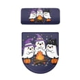 thumbnail image 4 of HELLHERO Ghosts Camping with Marshmallows Toilet Seat Lid Cover & Stretch Toilet Cover Set for Gift, Polyester, Dust-Proof, 4 of 7