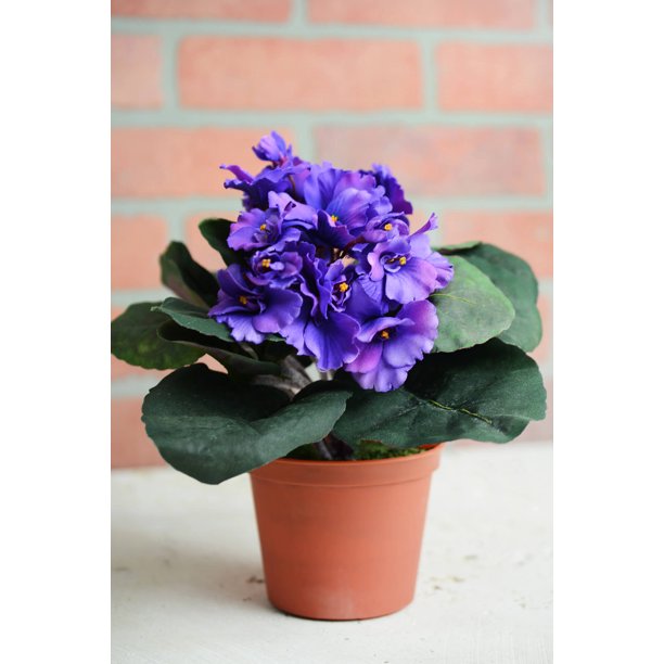 3 Pieces of Violet Plant Artificial