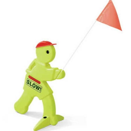 Step2 Kid Alert! Visual Warning Signal Safety Sign, 32" tall Warning Flag Included
