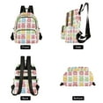 thumbnail image 4 of FORMRS Mini Backpack Purse for Women Quilted Travel Daypack Casual Shoulder Bag, Gummy Bear Pattern, 4 of 7