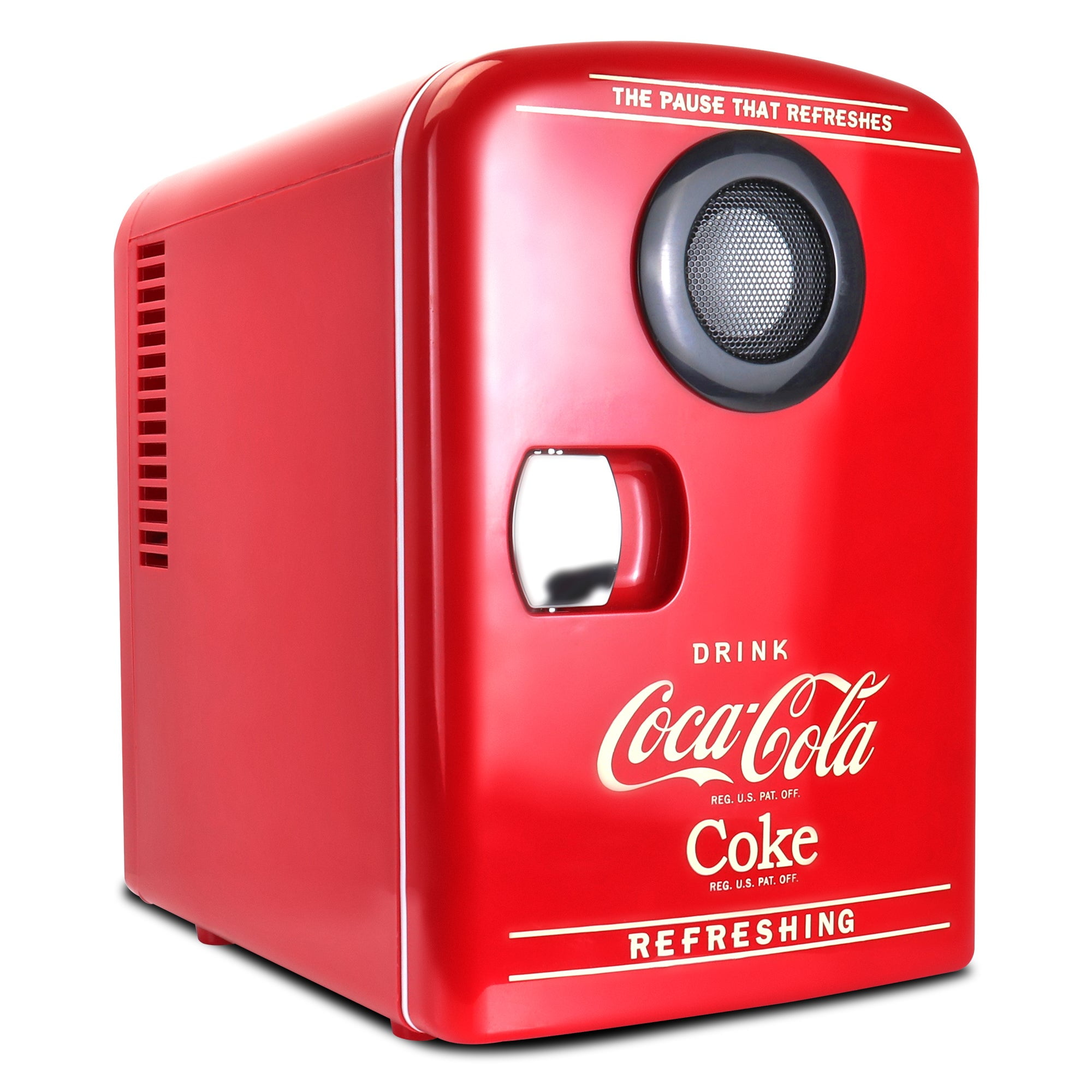 Coca-Cola 4L Portable Cooler/Warmer with Bluetooth Speaker, AC/DC Power