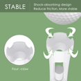 thumbnail image 3 of 16 - Pack 4 - Prong 3 - 1/4" Plastic Golf Tees: Professional Performance with Low Resistance & Shock Absorbing Design（8white+8black）, 3 of 6