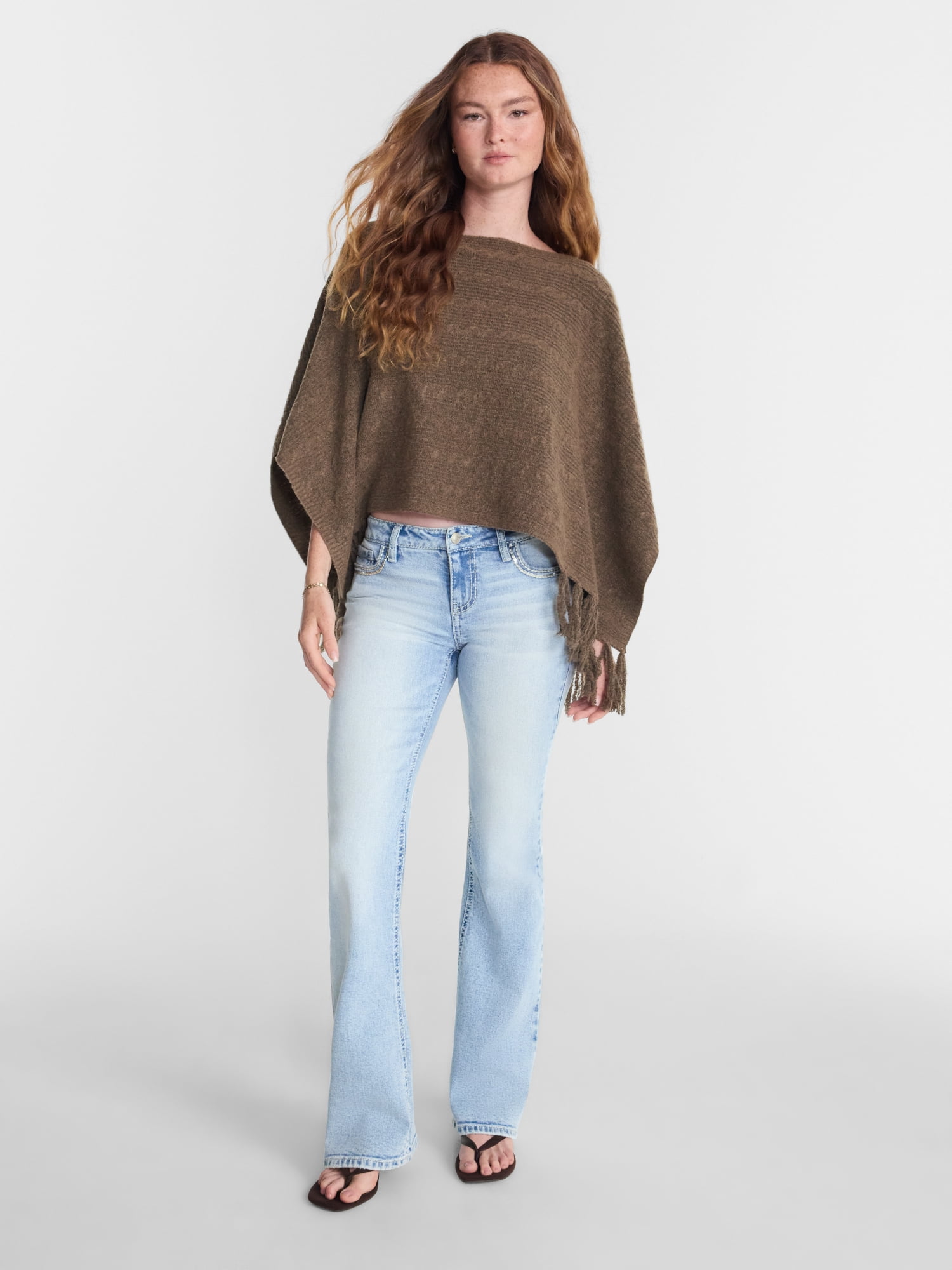 No Boundaries Sweater Poncho, Midweight, Women’s XS-XXL