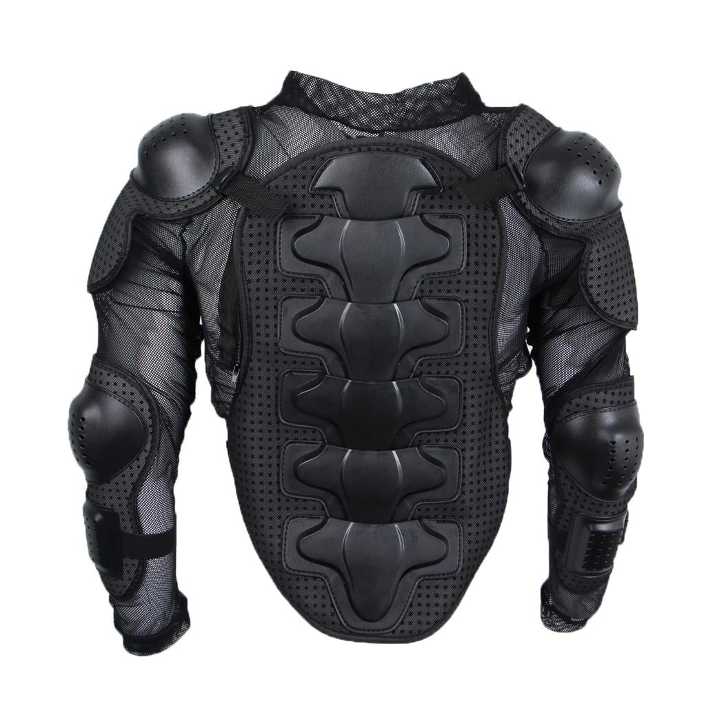 Zxpjkyu Motorcycle Riding Full Body Protective Gear Motorcycle Jacket Shirt Chest XL