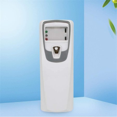 300ML Refillable Automatic Aerosol Dispenser with Empty Bottle, Can Refill Your Favorite Perfume Fragrance Liqiud, Use 3 AA Batties, with 24 Hours Interval Spray Function, for Home/Office/Hotel, White