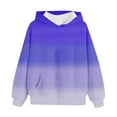 thumbnail image 4 of DxhmoneyHX Hoodies for Girls Casual Loose Lightweight Pullover Sweatshirts Long Sleeve Blouses Fashion Christmas Going Out Tops with Pocket Size 7-8Years, 4 of 5