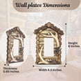 thumbnail image 3 of Decorative Single Rocker 1 Gang Switch Plate for Rustic Log Cabin Cottage Style with Faux Deer Antler Décor Wall Plate, 3 of 8